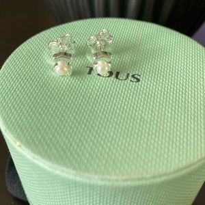 Tous small silver earrings